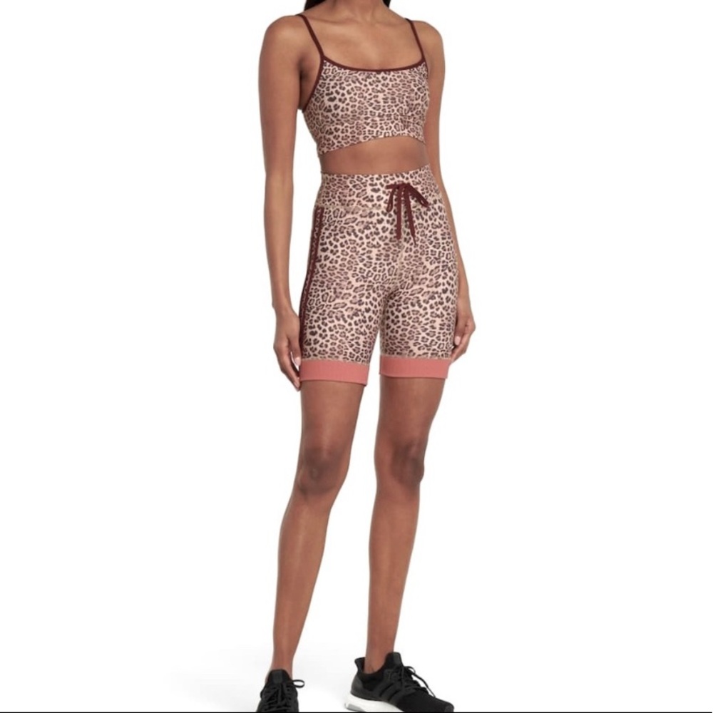 The Upside Cheetah Workout Set (bra and short)